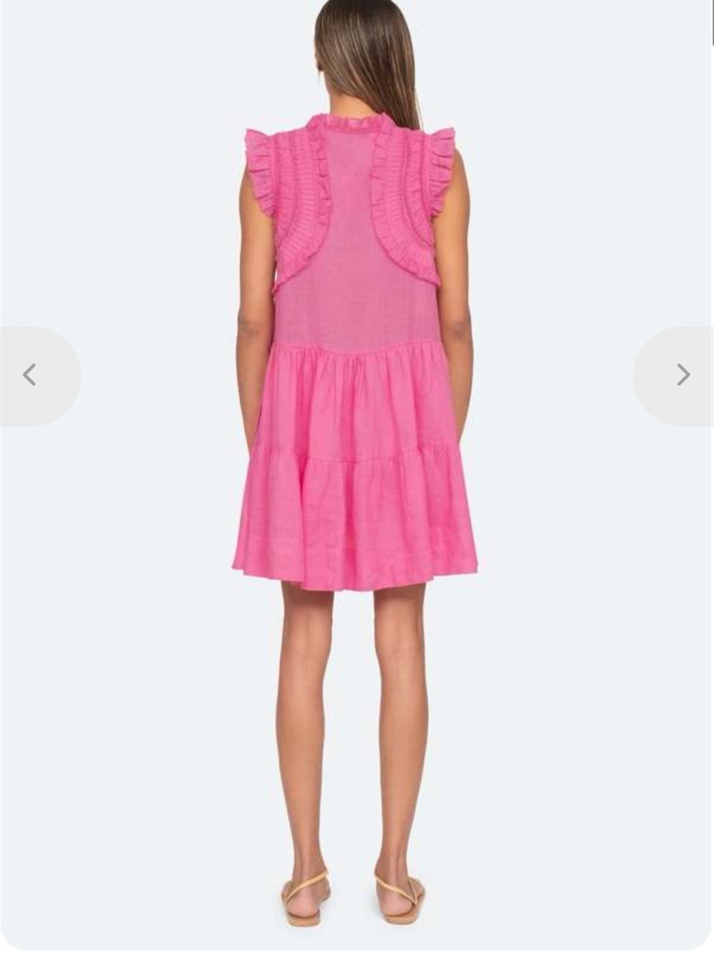 Sea NY smocked flutter sleeve dress - Picture 2 of 7
